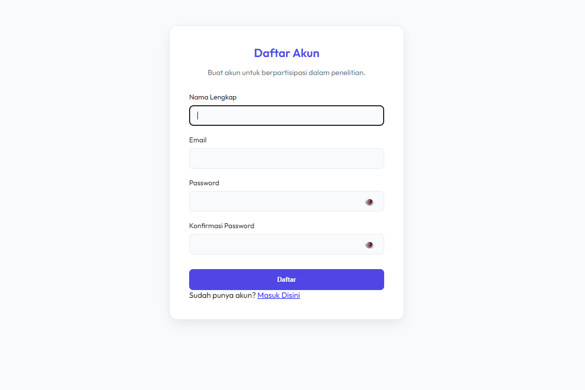 Registrasi dan Login